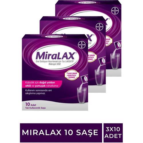 Oral Solüsyon Makrogol 3350 Tek Kullanımlık 10 Saşe 3 kutu