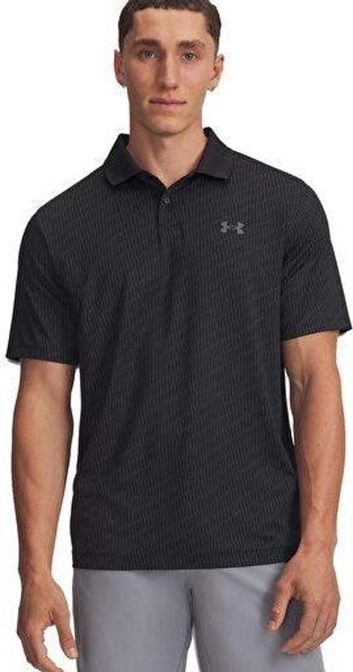 Ua Matchplay Printed Polo Erkek Günlük Ceket 1377377-010 Siyah