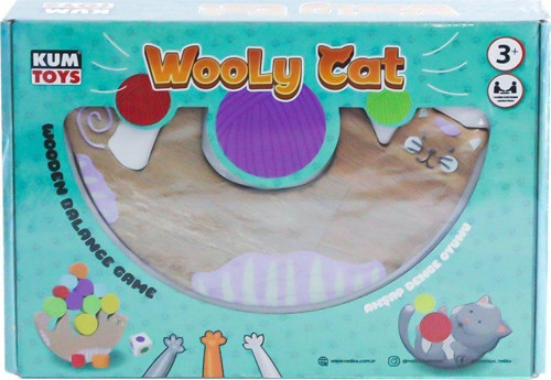 5672 Wooly Cat Kedi Oyunu -Kumtoys