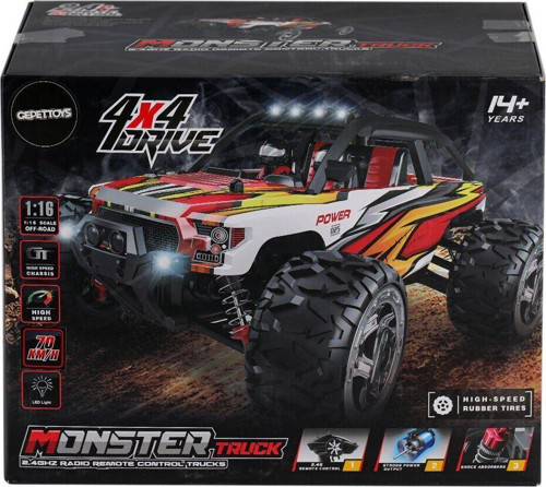 866-1612 1:16 Kumandalı 70 km/h Monster Truck 4x4