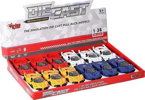 SR-1310-11-12-13 Çek Bırak Işıklı ve Müzikli Spor Araba 1:36 -Vardem