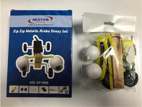 Zıp Zıp Motorlu Araba Deney Seti Zip-0089