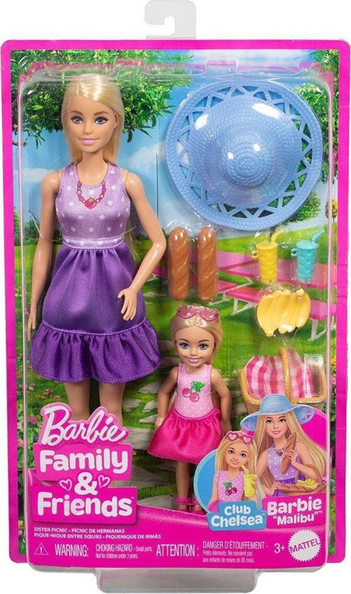 JBF43 Barbie Malibu ve Chelsea ve Aksesuarları