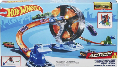 GJM77 Hot Wheels, Dönen Tekerlek Macerası Yarış Seti / 4-8 yaş