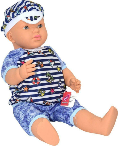 2251 Gamze, Konuşan Aliş Erkek Kel Bebek 55 cm