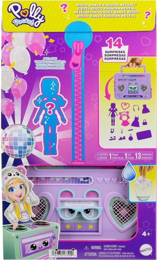 HRD65 Polly Pocket Radyo Temalı Moda Eğlencesi Oyun Seti