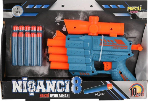 FAB 5757 4 Ağızlı Dart Atıcı Silah -Prestij Oyuncak
