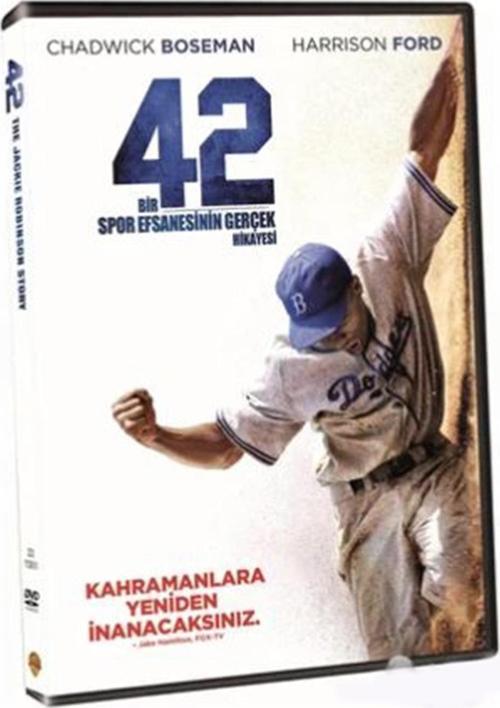42: Bir Spor Efsanesinin Gerçek Hikayesi - 42: The Jackie Robinson Story ( Türkçe Dublaj ) ( Ambalajında - Sıfır ) DVD