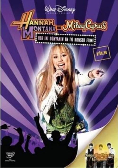 Hannah Montana ve Miley Cyrus: Her Iki Dünyanın En Iyi Konser Filmi  ( Türkçe Altyazı ) ( Ambalajında - Sıfır ) DVD