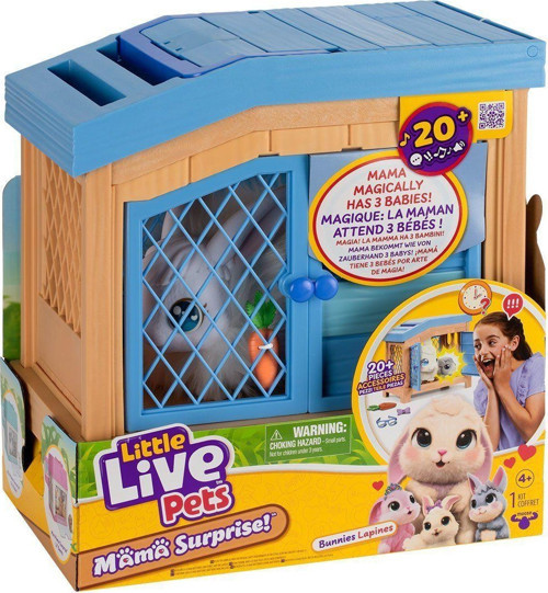 LP303000 Little Live Pets Anne Tavşan ve Yavruları Oyun Seti - 26593