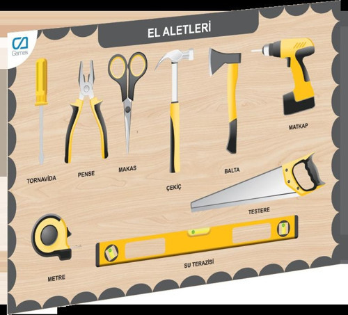 CAAHS-3210 CA GAMES AHŞAP EL ALETLERİ BUL-TAK