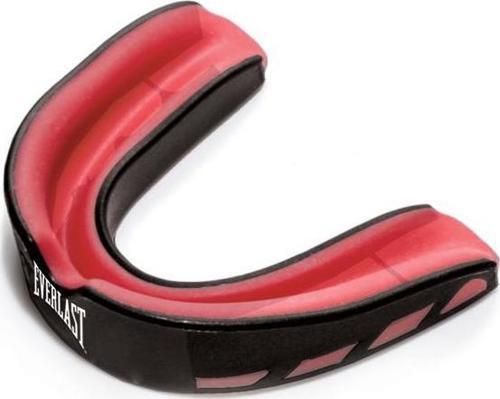 Evershield Single Mouth Guard Blk/Red 722420-71-84