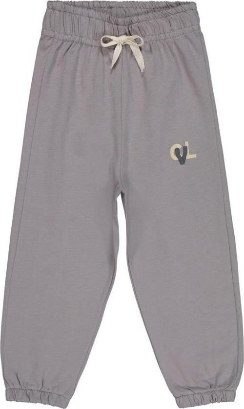 4163-1 Civil Boys CVL Nakışlı Süs Bağcıklı 2-5 Yaş Eşofman Altı - Gri2-3 Yaş