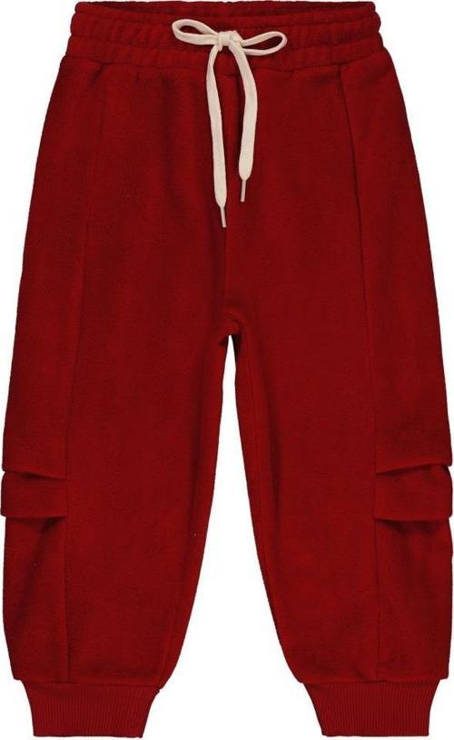 Parçalı Polar 2-5 Yaş Eşofman Altı - Bordo3-4 Yaş