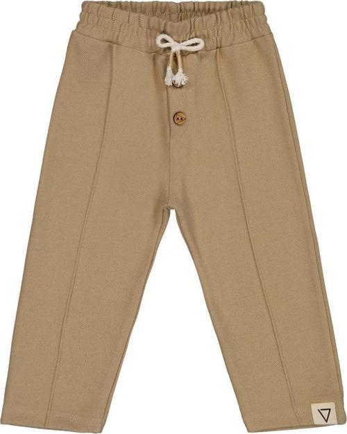 Beli Lastikli Süs Bağcıklı 2-5 Yaş Eşofman Altı - Bej4-5 Yaş