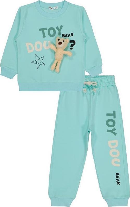Toy Dou Baskılı 2-5 Yaş Eşofman Takımı - Yeşil3-4 Yaş