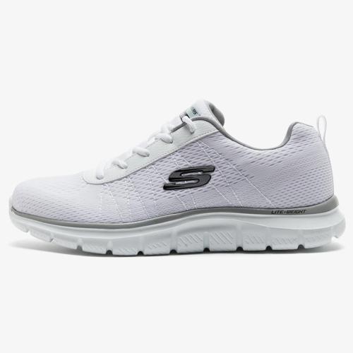 Track Memory Foam Mens Walking Shoes Hafızalı Taban Erkek Yürüyüş Ayakkabısın Beyaz