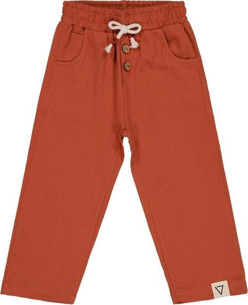 Beli Lastikli Süs Bağcıklı 2-5 Yaş Eşofman Altı - Turuncu2-3 Yaş