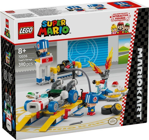72035 Lego Super Mario Mario Kart – Toadun Garajı 390 parça +8 yaş Kız Erkek Çocuk Oyuncak Eğitici O