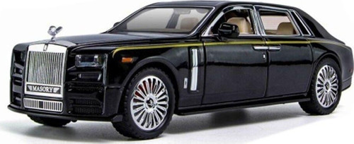 ZHD-B2407- Vardem Çek Bırak Işıklı ve Sesli Model RR Metal Araba 1:24 Kız Erkek Çocuk Oyuncak Eğitic