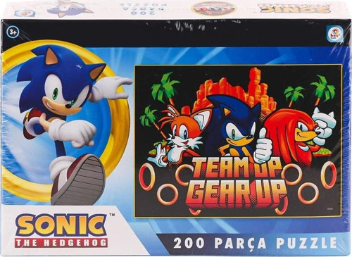 SONİC 200 PARÇA PUZZLE -LÇ Kız Erkek Çocuk Oyuncak Eğitici Oyuncaklar
