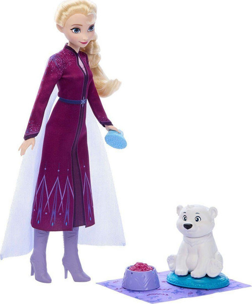 JFG16 Disney Karlar Ülkesi Elsa ve Yavru Kutup Ayısı Kız Erkek Çocuk Oyuncak Eğitici Oyuncaklar