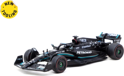 Tarmac Works X iXO Models 1/64 Mercedes-AMG F1 W14 E Performance Spanish Grand Prix 2023 #63 Kız Erk