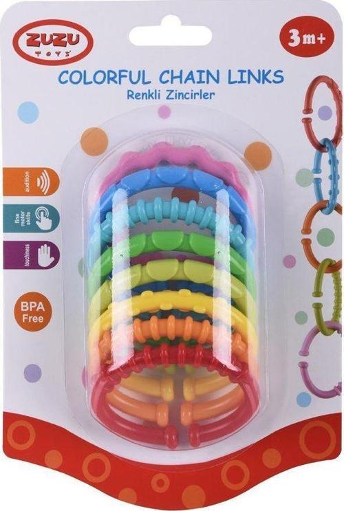 4115 Zuzu Renkli Zincirler Kız Erkek Çocuk Oyuncak Eğitici Oyuncaklar