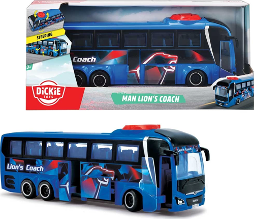 Dickie Man Lion's Coach Otobüs 203744017 Kız Erkek Çocuk Oyuncak Eğitici Oyuncaklar