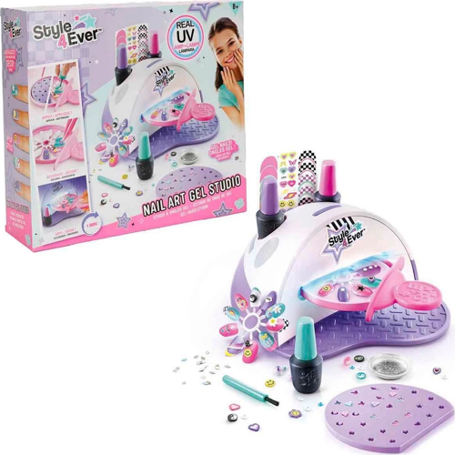 Style 4 Ever Jel Tırnak Stüdyosu Kız Erkek Çocuk Oyuncak Eğitici Oyuncaklar