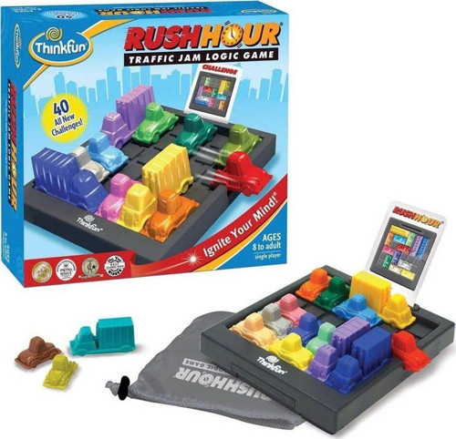 5000 Thinkfun, Rush Hour Regular-Trafik Zeka Oyunu Kız Erkek Çocuk Oyuncak Eğitici Oyuncaklar