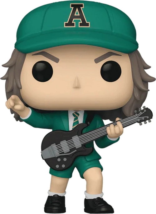 Funko POP Rocks: AC/DC - Angus Young in Green Outfit Kız Erkek Çocuk Oyuncak Eğitici Oyuncaklar