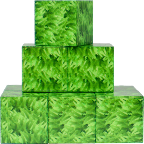 Megacraft 9 Parça Yaprak Çimen Blok Kız Erkek Çocuk Oyuncak Eğitici Oyuncaklar