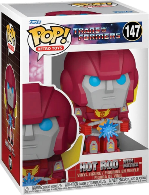 Funko POP Transformers: Hot Rod w/Matrix Kız Erkek Çocuk Oyuncak Eğitici Oyuncaklar