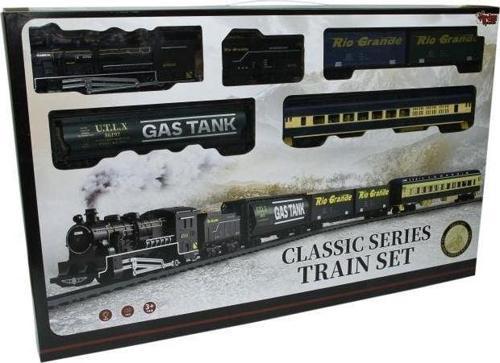 IŞIKLI VE SESLİ 33 PCS CLASSİC TREN -VRD Kız Erkek Çocuk Oyuncak Eğitici Oyuncaklar