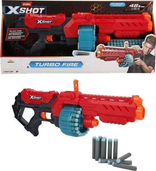 X-SHOT SİLAH SÜNGER ATAN EXCEL TURBO FİRE Kız Erkek Çocuk Oyuncak Eğitici Oyuncaklar