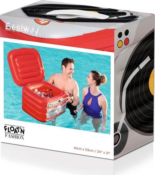 Bestway Retromusic Portatif Şişme Buzdolabı 31 Litre Kız Erkek Çocuk Oyuncak Eğitici Oyuncaklar