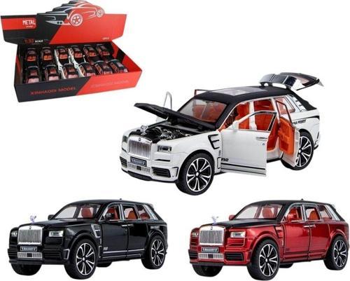 XHD-B3213 1 32 C-B IŞIKLI SESLİ MODEL RR METAL JEEP Kız Erkek Çocuk Oyuncak Eğitici Oyuncaklar