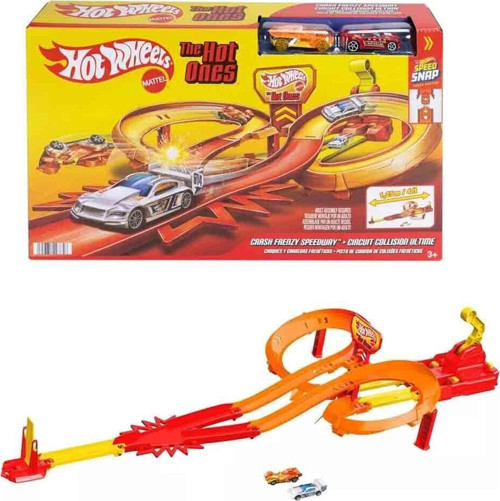 JFD11 Hot Wheels The Hot Ones Crash Speedway Frenzy Kız Erkek Çocuk Oyuncak Eğitici Oyuncaklar