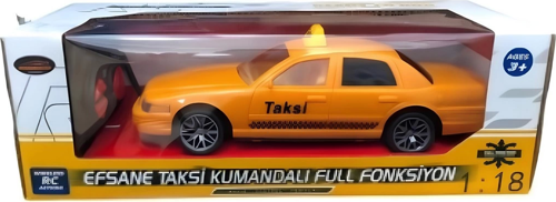 Kutulu Pilli Uzaktan Kumandalı Taksi Kız Erkek Çocuk Oyuncak Eğitici Oyuncaklar