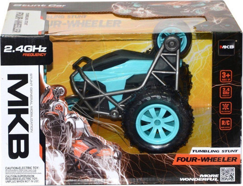 MKB-5588-617 Kumandalı Şarjlı Four Wheeler Stunt Car Kız Erkek Çocuk Oyuncak Eğitici Oyuncaklar
