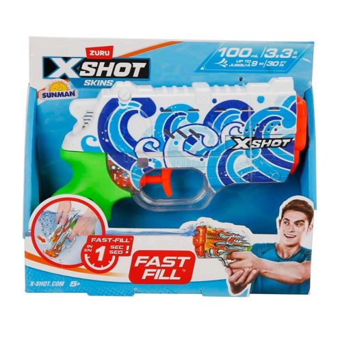 X-Shot Skins Nano Fast Fill Su Tabancası 19cm - S00004582 Kız Erkek Çocuk Oyuncak Eğitici Oyuncaklar