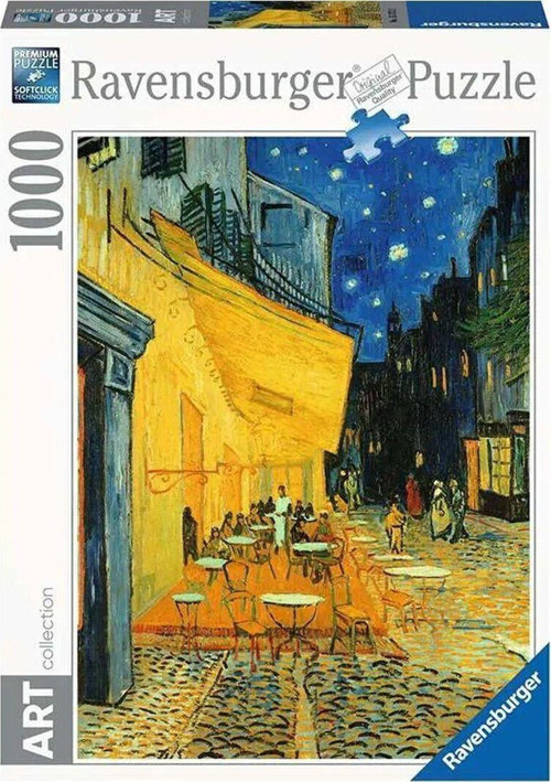 120000600 Van Gogh - Cafe Terrace at Night 1000 parça Ravensburger Puzzle Kız Erkek Çocuk Oyuncak Eğ