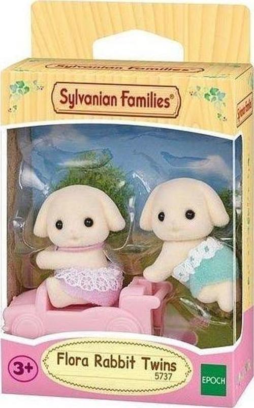 5737 Sylvanian Families Flora Tavşan İkizleri +4 yaş Kız Erkek Çocuk Oyuncak Eğitici Oyuncaklar
