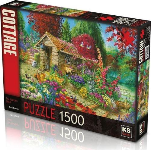 KS Puzzle 1500 Parça The Garden Shed Kız Erkek Çocuk Oyuncak Eğitici Oyuncaklar