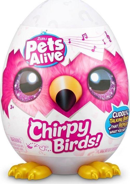 PEL06000 Pets Alive Cıvıl Cıvıl Kuş Kız Erkek Çocuk Oyuncak Eğitici Oyuncaklar