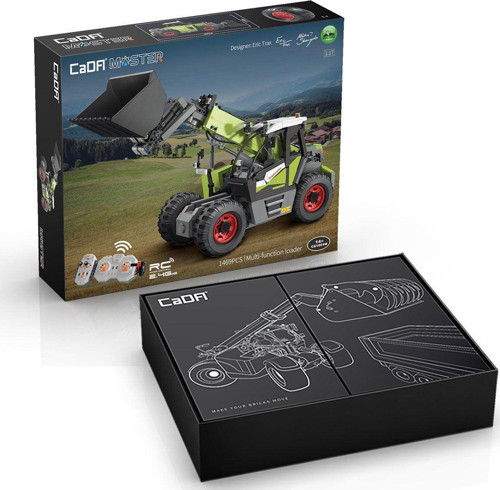 C61051W Cada Kumandalı Traktör Blok seti 1469 Parça -Vagon life Kız Erkek Çocuk Oyuncak Eğitici Oyun