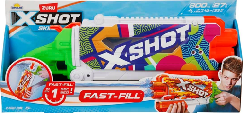 X-Shot Skins Pump Action Fast Fill Su Tabancası 49,5cm - S00004584 Kız Erkek Çocuk Oyuncak Eğitici O