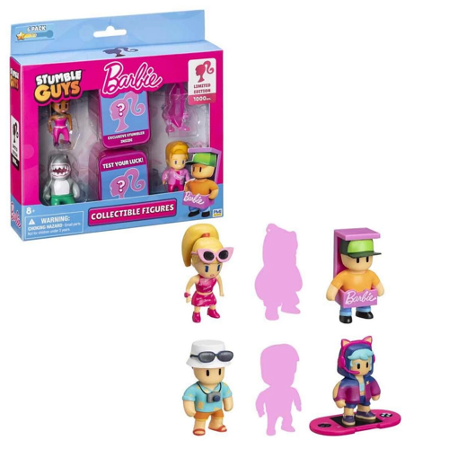 Stumble Guys x Barbie 6’lı Figür Seti Kız Erkek Çocuk Oyuncak Eğitici Oyuncaklar