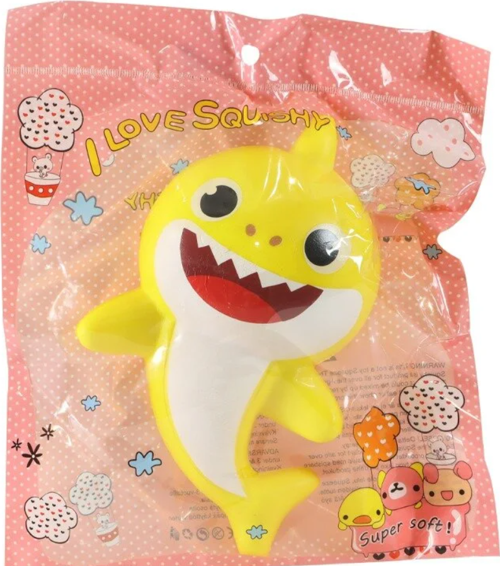 Squishy Sarı Köpek Balığı Kız Erkek Çocuk Oyuncak Eğitici Oyuncaklar
